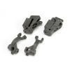 Caster blocks, 25-degree (left & right)/ steering blocks, 25, TRX5536