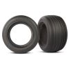 Tires, ribbed 2.8 (2)/ foam inserts (2), TRX5563