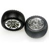 Tires & wheels, assembled, glued (2.8) (Jato Twin-Spoke whee, TRX5572R