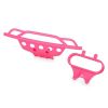 Bumper, front/ bumper mount, front (PINK), TRX5835P