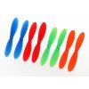 Rotor Blade Set, Red (2), Blue, TRX6226