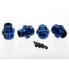 Wheel hub, splined, 17mm, 6061-T6 aluminum (blue-anodized) (, TRX6469