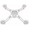 Main frame (white)/ 1.6X5mm BCS (self tapping)(4), TRX6623A