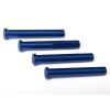 Main shaft, 7075-T6 aluminum blue-anodized (4)/ 1.6x5mm BCS, TRX6633X