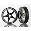 Wheels, 5-spoke (chrome) (front) (2), TRX6974