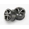 Wheels, Gemini (black chrome) (2), TRX7172A