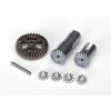 Gear set, differential, metal output gears (2)/ spider gears, TRX7579X