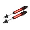 Shocks, GTX, aluminum, blue-anodized (fully assembled w/o sp, TRX7761R