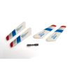 Rotor blades (4 pcs) incl. Tail rotor - LRP LaserHornet 2.4, 222152