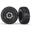 Tires and wheels, assembled, glued (TRX-4 wheels, Canyon Tra, TRX8272