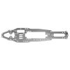 ALU CHASSIS 3MM - NARROW - SWISS 7075 T6, X331104