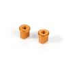 ALU ECCENTRIC BUSHING 0.0MM - ORANGE (2), X372316-O