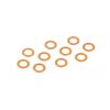 ALU SHIM 5.3x7.8x0.5MM - ORANGE (10), X373120-O