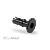 Alu T6 Diff Long Output Shaft - Hard Coated - Black, X305012-K