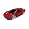 Body, Ford GT, red (painted, decals applied), TRX8311R