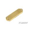 BRASS CHASSIS WEIGHT FRONT 25G, X331180