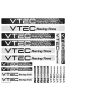 LRP Sticker sheet VTEC Racing Tires, 62414