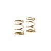 SPRING 4.25 COILS 3.6x6x0.4MM, C=1.5 - GOLD (SOFT) (2), X372176