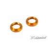 T4 ALU SHOCK ADJUSTABLE NUT - ORANGE (2), X308042-O