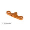 T4 ALU STEERING PLATE 8MM FOR DUAL SERVO SAVER - ORANGE, X302546-O