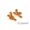 T4 ALU UPPER CLAMP WITH ADJ. ROLL-CENTER (L+R) - ORANGE, X302030-O