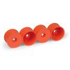 Truggy Wheels Aerodisk Orange (4), X359836