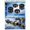 XB808 Shock Rubber Membrane Ribbed (4), X358083