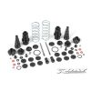 XB9 FRONT SHOCK ABSORBERS + BOOTS COMPLETE SET (2), X358104