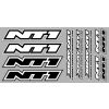 Xray NT1 Sticker For Body White Die-Cut, X397331