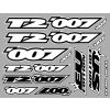 Xray T2'007 Sticker For Body White Die-Cut, X397322
