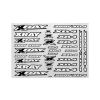 Xray XB4 Sticker For Body - White, X397380