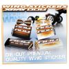 Xray XB808 Wing Sticker Die-Cut White, X397356