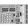 XRAY XB9 STICKER FOR BODY - WHITE, X397358