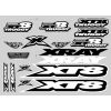 Xray XT8 Sticker For Body White, X397346