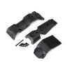 Skid plate set, front/ skid plate, rear/ 3x10 BCS (6)/ 3x30 BCS (1) (fits #8629