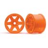 Wheels, 3.8' (orange) (2) (17mm splined)