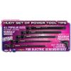 Set Of Power Tool Tips 2.0, 2.5, 3.00mm + 4.0, 5.8 Phillips, H190070