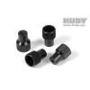 ALU NUT FOR 1/5 ON-ROAD SET-UP SYSTEM (4), H109560