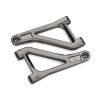 Suspension arms, upper (left & right) (satin black chrome-plated) (assembled wit