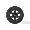 Impulse Black Front Wheels for Slash 2wd