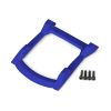 Skid plate, roof (body)/ 3x12mm CS (4) BLUE, TRX6728X