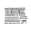 Side trim, left & right (black)/ side trim retainers (6)/ door handles, left, ri, TRX8815