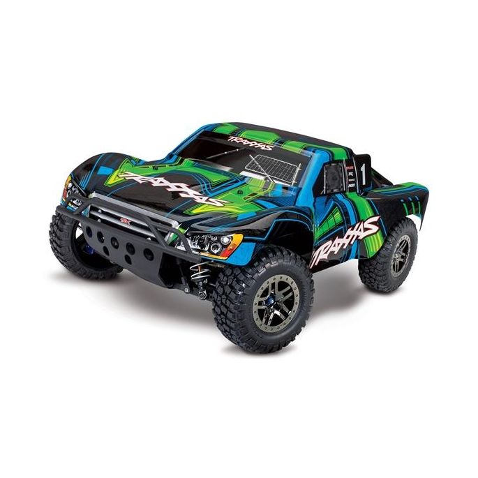 Traxxas Slash 4X4 Ultimate LCG VXL TQi TSM (no battery/charger), Green, TRX68077-4G