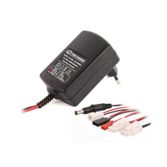 Twin Charger 4-7 cells 0.9A & 7-8 cells 120mA, R01002