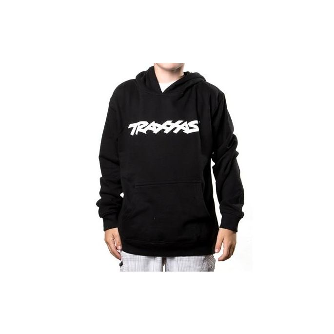 Traxxas Logo Hoodie Black Youth L, TRX1397-L