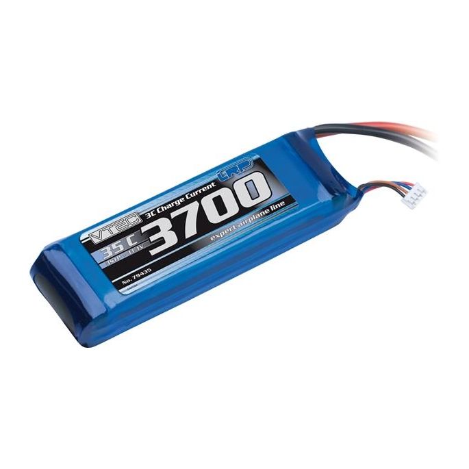 LRP VTEC Airplane LiPo 3700mAh 35C 11,1V, 79435