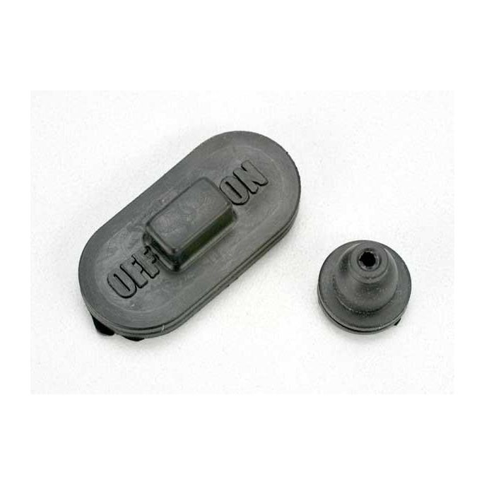 Antenna boot (rubber) (1)/ on-off switch cover (rubber) (1), TRX1574