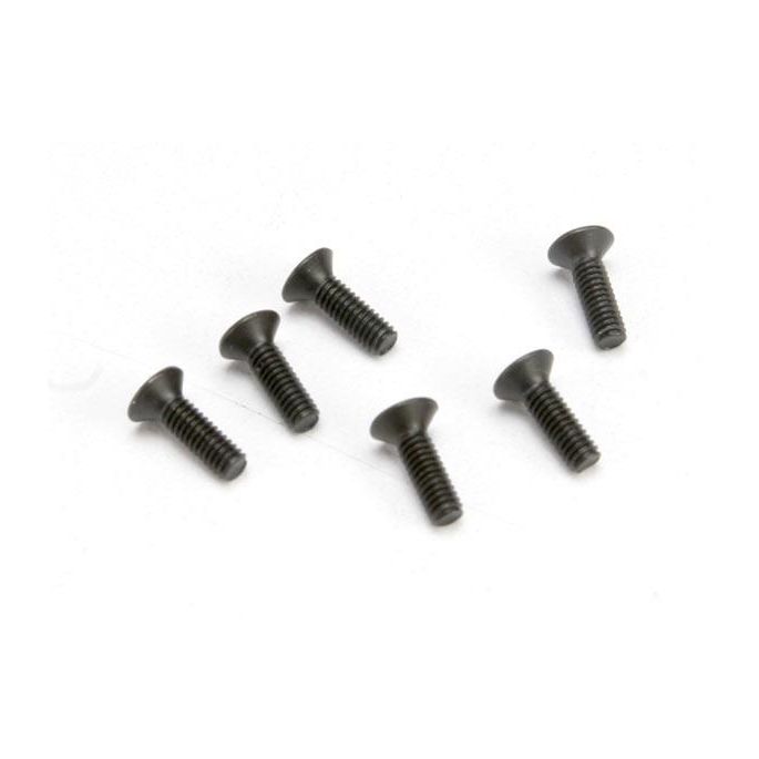 Screws, 2.5x8 countersunk machine (hex drive) (6), TRX2524