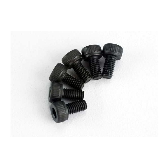 Screws, 3x6mm cap-head machine (hex drive) (6), TRX2554