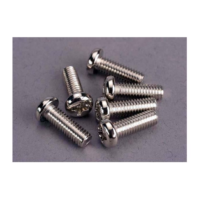 Screws, 4x12mm roundhead machine (6), TRX2568